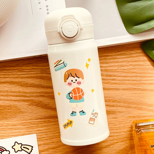 Высококачественный милый портативный стакан из нержавеющей стали, популярно в интернете