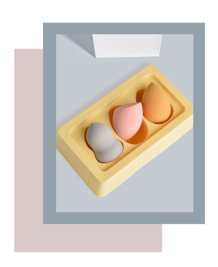 礼盒三只装 粉扑海绵美妆蛋李佳琦不吃粉葫芦海绵粉扑干湿两用,淘宝优惠券,粉丝福利购,淘宝优惠卷