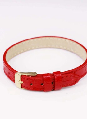 简约皮带绳手链手绳超薄一整条手腕带手环适配手牌黄金八宝罗盘