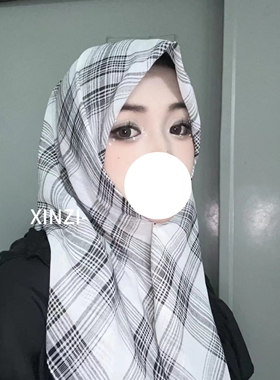 四季格子清新女薄款透气