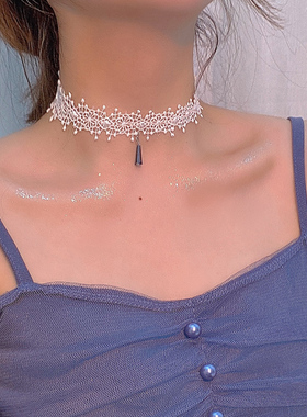 choker蝴蝶小众设计感超仙锁骨链