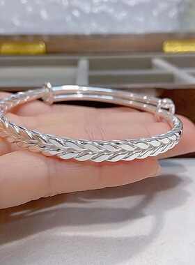 麦穗手镯推拉调节穗穗平安镯子ins小众送女友