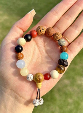 天然18籽十八籽菩提手串多宝佛珠菩提子手串念珠18子手串文玩男女