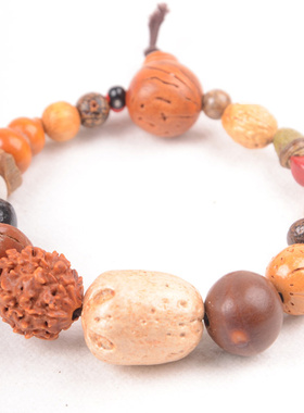 天然十八子金刚星月凤眼文玩佛珠