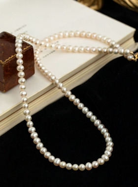 珍珠毛衣链秋冬长款项链衣服配饰女款2026新款高级感轻奢小众饰品