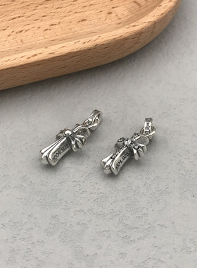 十字架吊坠纯银男女时尚欧美潮饰