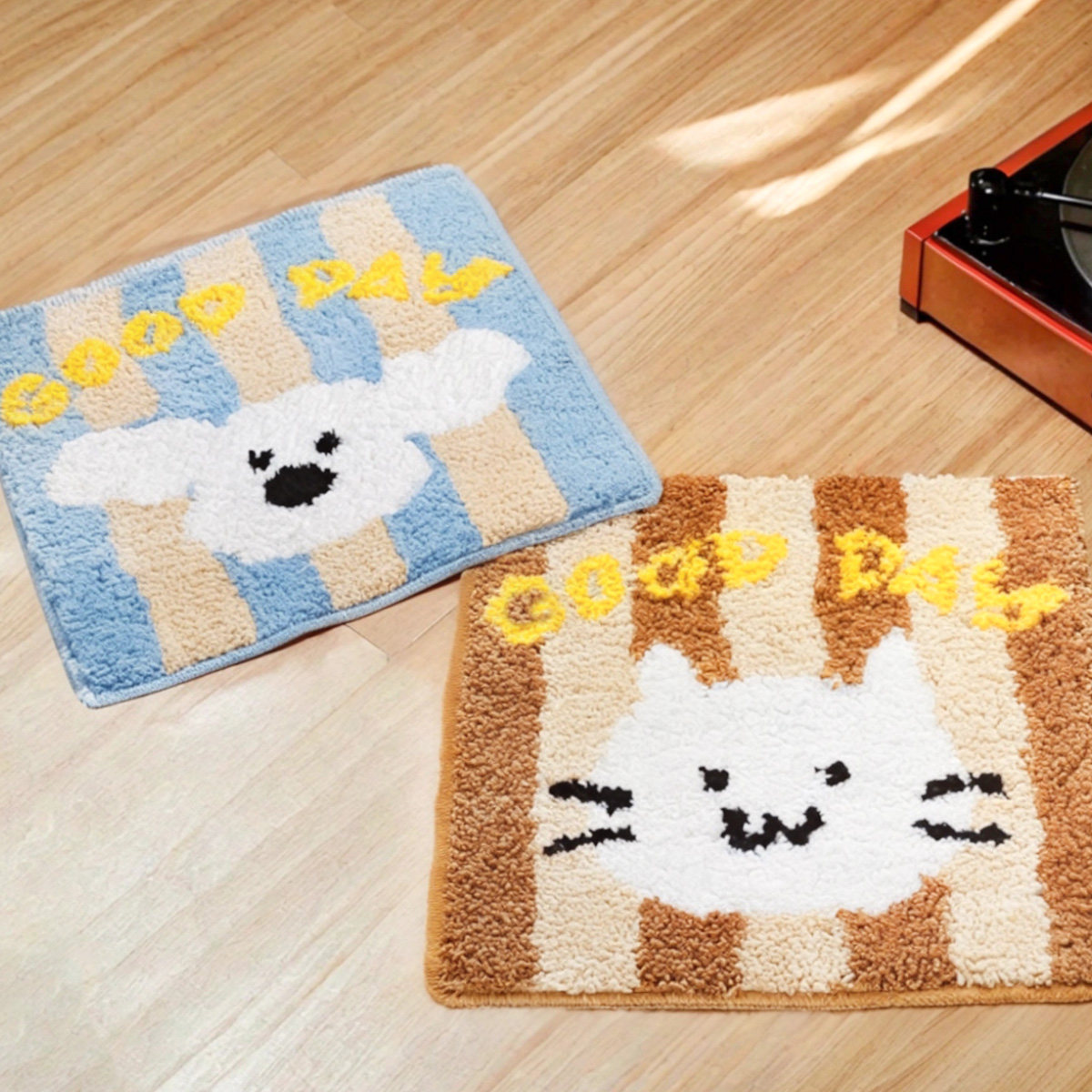 TOTHEMOON原创簇绒坐垫ins可爱小狗小猫家用办公室椅垫沙发垫防滑,淘宝优惠券,粉丝福利购,淘宝优惠卷