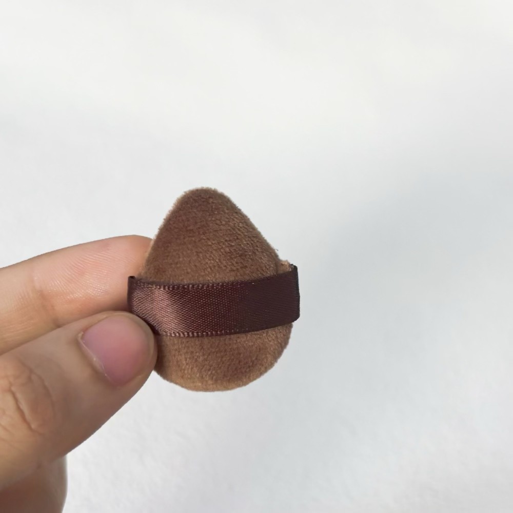 咬一口饼干粉扑不吃粉q弹皮面气垫植绒迷你拇指手指粉扑干湿两用,淘宝优惠券,粉丝福利购,淘宝优惠卷