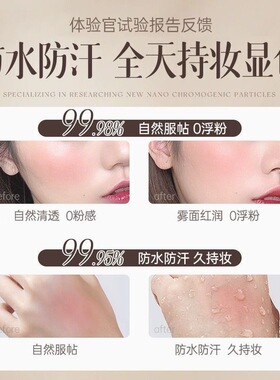 懒人快速上妆双头腮红棒晒红口红