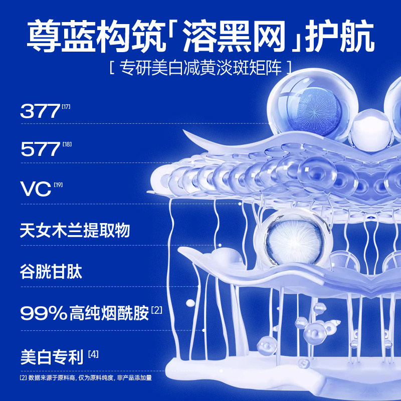 尊蓝男士护肤品套装水乳美白保湿控油补水洗面奶七夕送男友礼物盒