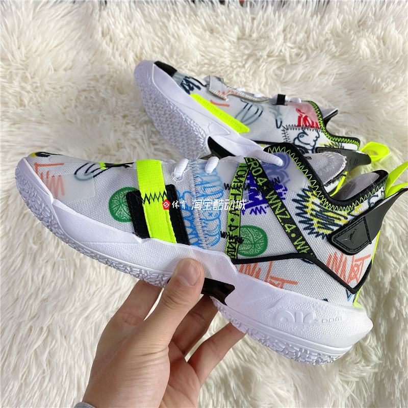 AIR JORDAN WHY NOT ZER0.4 威少4代女子GS运动篮球鞋 DD9659-007 - 图1