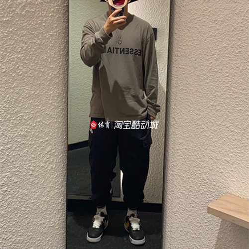 耐克 NIKE SPORT SWEAR男子梭织工装束腿收口运动长裤 DN4361-010 - 图2