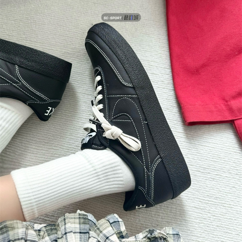 Nike耐克Killshot 2男女低帮纯黑百搭潮流运动休闲板鞋HJ7263-010,淘宝优惠券,粉丝福利购,淘宝优惠卷