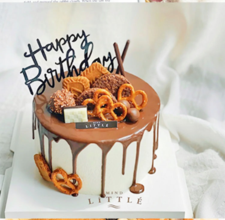 Baked Edible Cookie Cake Decoration