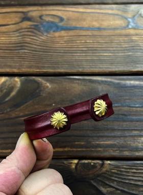 复古原创个性时尚牛皮手镯百搭