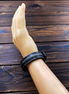 复古真皮手镯牛皮手环个性百搭