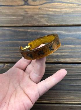 情侣款真皮手镯手链手环