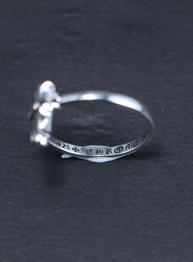 小周手作S925纯银十字架情侣戒指