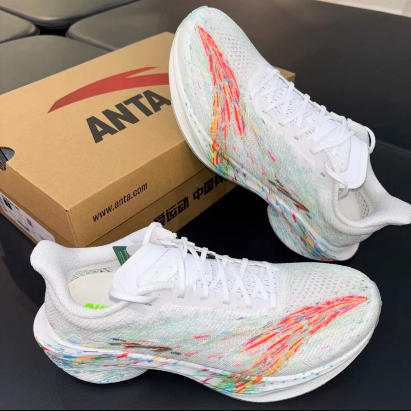 安踏马赫4代PROv2丨氮科技专业竞速跑步鞋男体测运动鞋112525584 - 图3