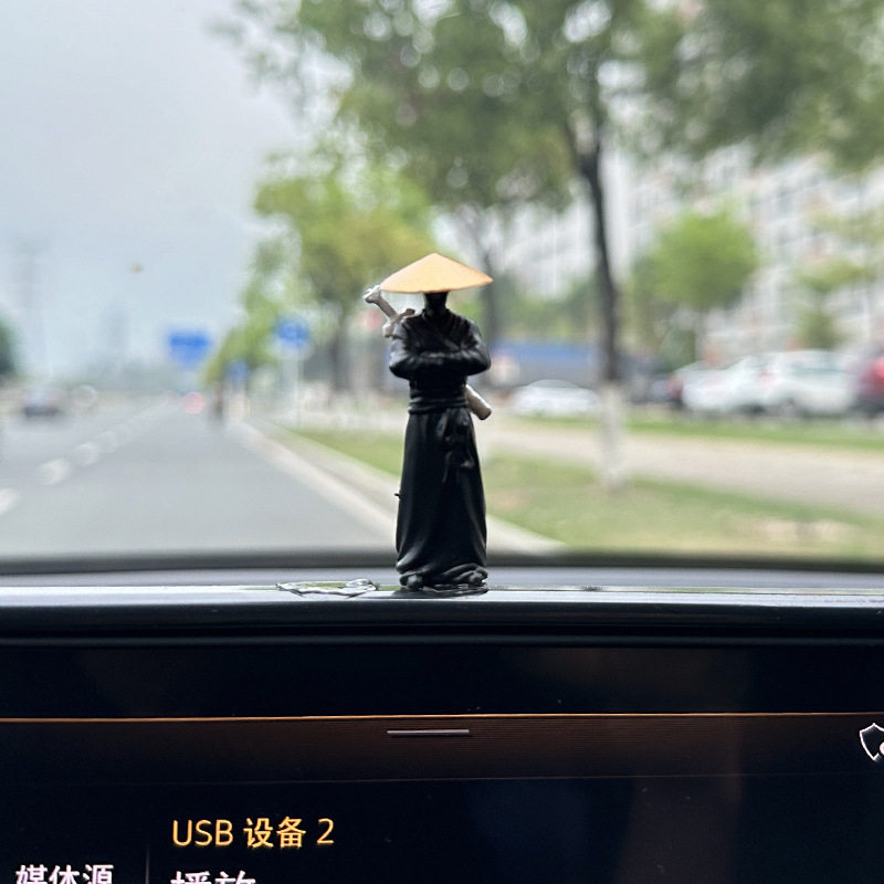 汽车中控台车载江湖故人古风侠客摆件鱼缸微景观盆景造景微缩小人,淘宝优惠券,粉丝福利购,淘宝优惠卷