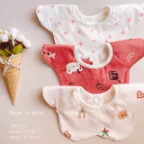 Детский слюнявчик, хлопковый демисезонный нагрудник для новорожденных