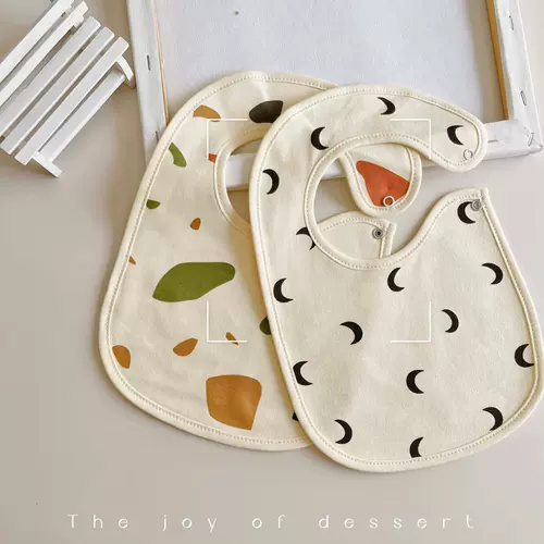 Детский мультяшный хлопковый водонепроницаемый слюнявчик для новорожденных, милый нагрудник, с медвежатами