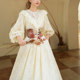Heavy-duty thickened brushed lace palace retro dress