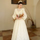 Heavy-duty thickened brushed lace palace retro dress