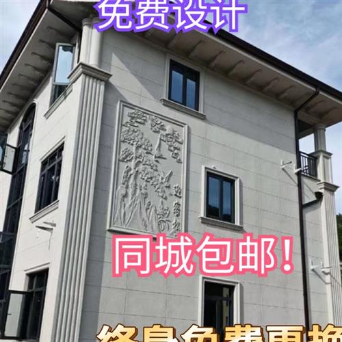 室外eps外墙装饰线条边框泡沫别墅窗套窗户包边造型浮雕屋檐构件 - 图0