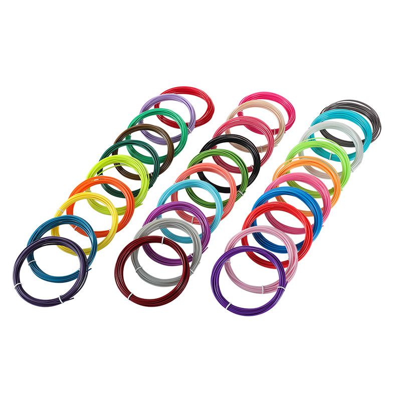 MUALPHA 3D打印笔高温低温款耗材 立体儿童PLA PCL材料1.75mm多彩