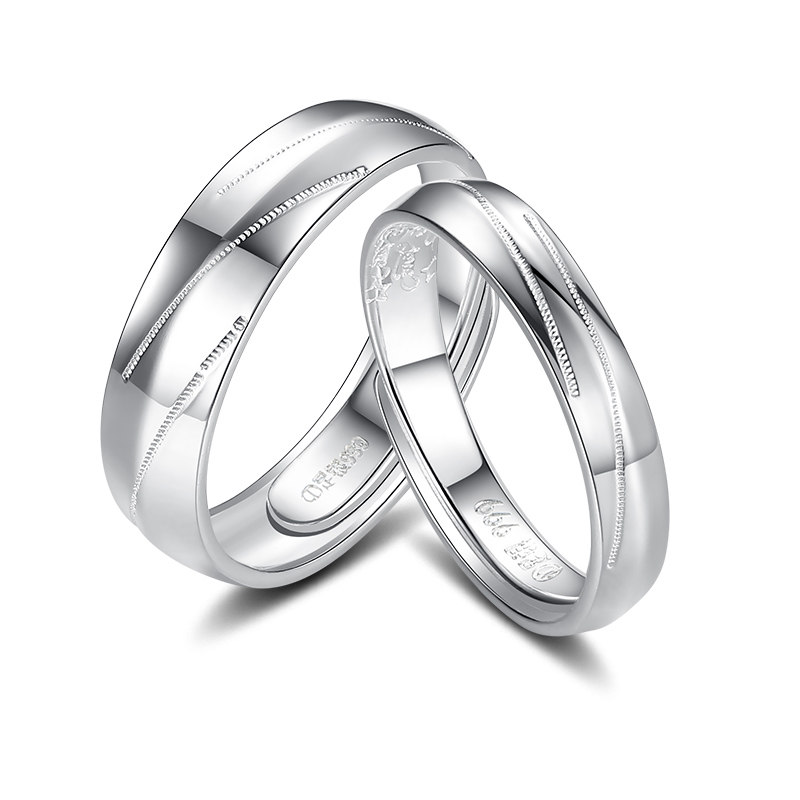 七度银饰7℃纯银开口可调节情侣戒指 七度珠宝戒指/指环