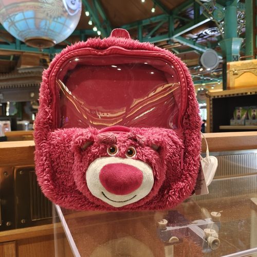 出租上海迪士尼乐园玲娜贝儿痛包达菲斜挎背包透明包随身小包租赁 - 图3