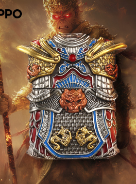 ZIPPO创意摆件打火机斗战圣佛