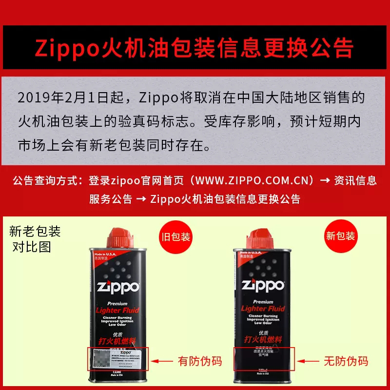 zippo打火机zippo配件 正版送人套装新款 133ml油+火石+礼袋+礼盒 - 图0