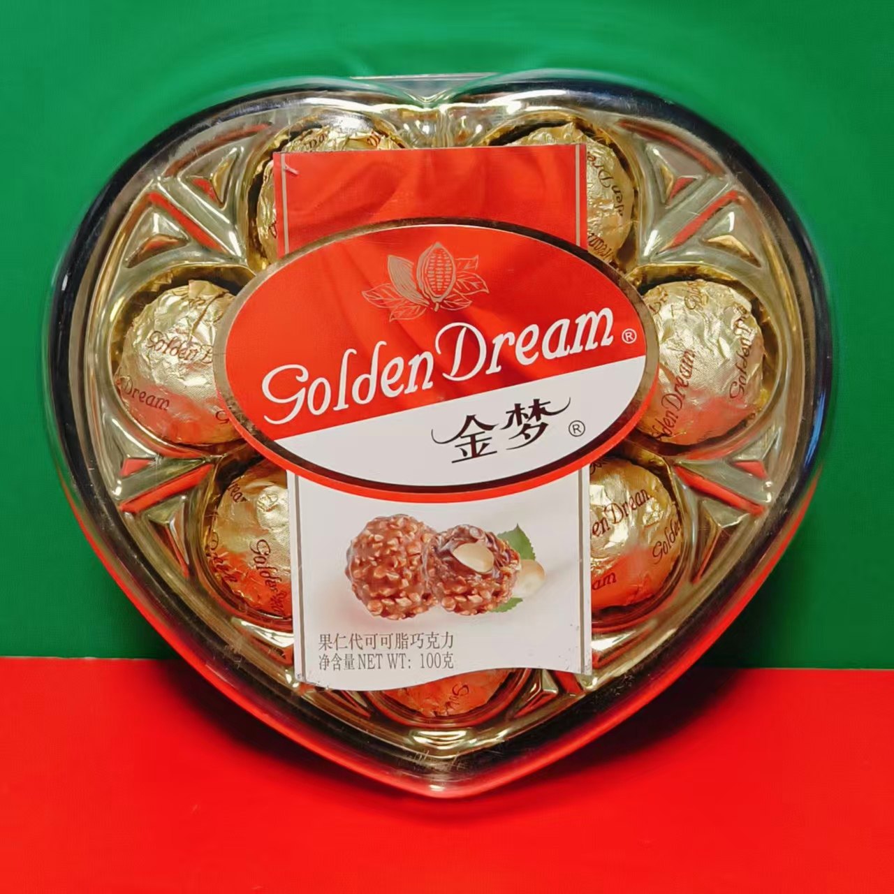临期特价 金莎榛果巧克力/金梦果仁巧克力100g心型礼盒装网红零食,淘宝优惠券,粉丝福利购,淘宝优惠卷