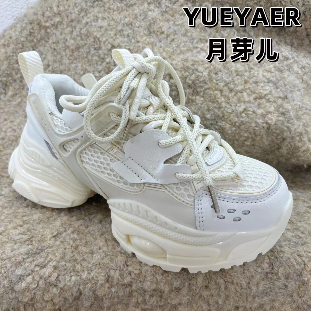 Yueyaer/月芽儿编码【401-424】清仓品牌撤柜平底时尚休闲鞋-图3