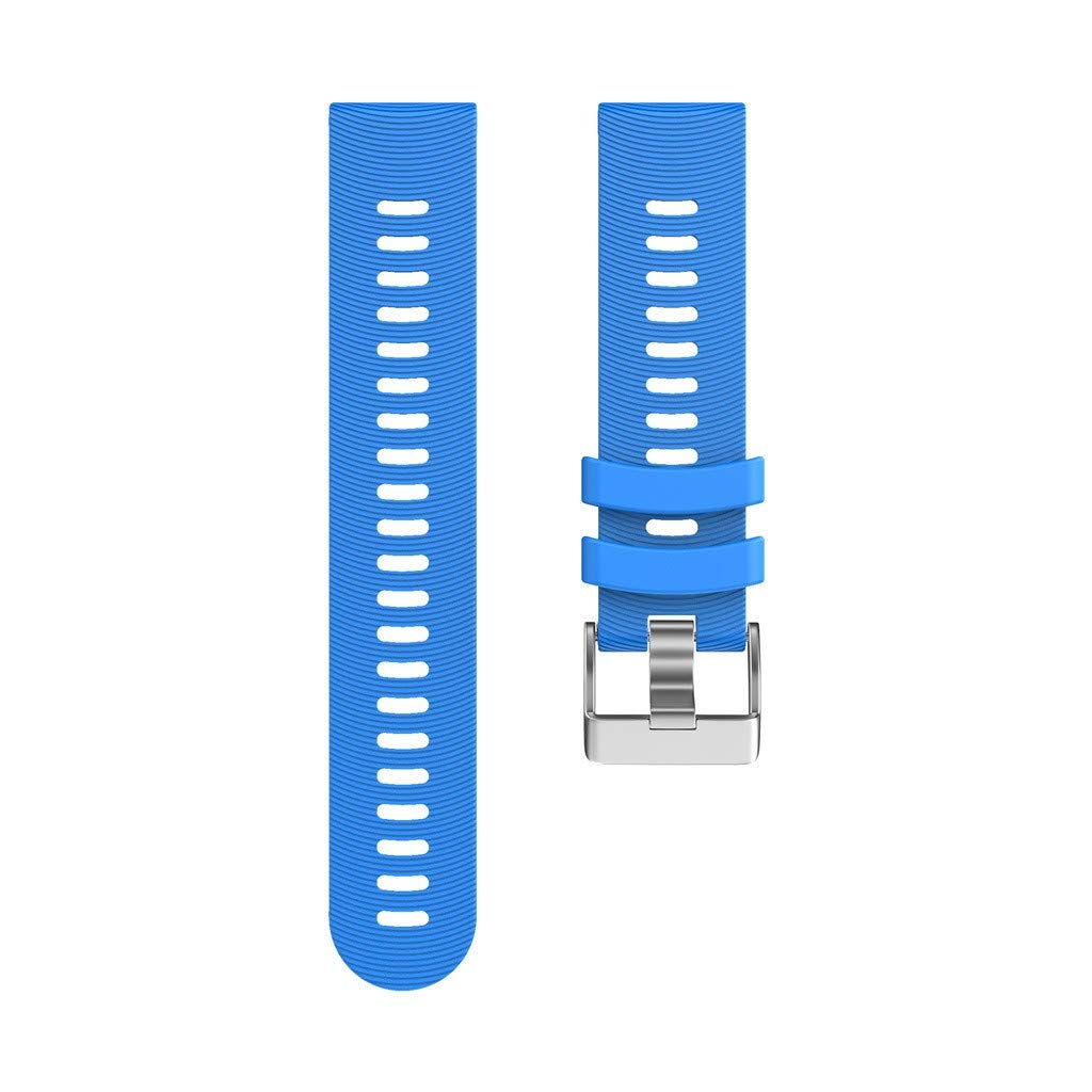华为watch2替换带20mm表带garmin佳明Forerunner245M 645M手表带vivoactive3t快拆硅胶腕表唯乐hey3s小黑2/3-图3