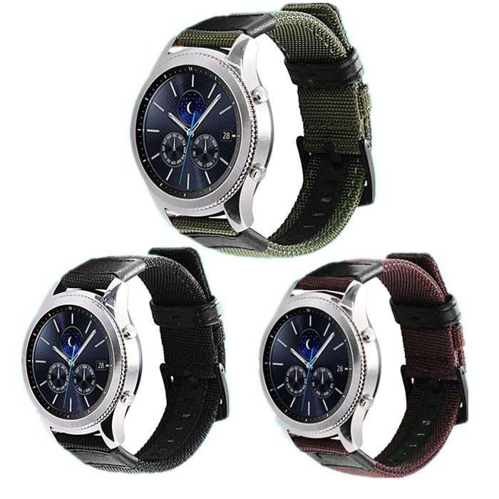 华为watch2pro手表表带watch2代2018版米兰真皮皮纹表带20/22mm-图0