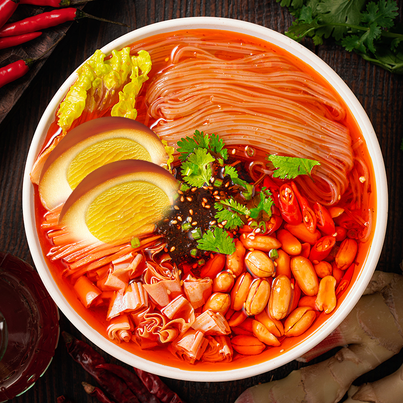 白象卤蛋酸辣粉桶装正宗整箱川渝粉丝夜宵米线速食食品免煮冲泡香,淘宝优惠券,粉丝福利购,淘宝优惠卷