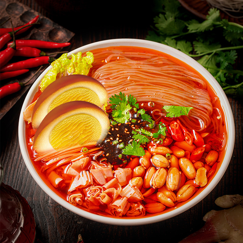 白象卤蛋酸辣粉桶装正宗整箱川渝粉丝夜宵米线速食食品免煮冲泡香,淘宝优惠券,粉丝福利购,淘宝优惠卷