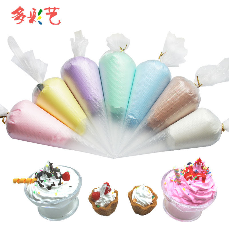 国产奶油土手工diy雪花泥超轻彩泥 多彩艺粘土/超轻粘土