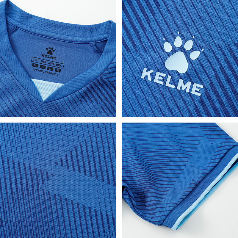 KELME卡尔美短袖训练服男夏季新款足球透气上衣薄款专业运动T恤 - 图3