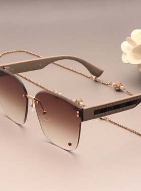 高级感大框网红尼龙无框开车墨镜