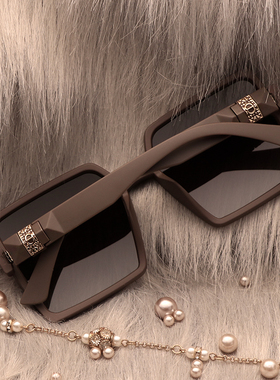 美帕尼偏光显脸小白色高级感墨镜