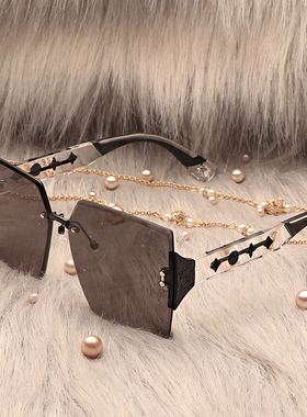 遮阳墨镜方形网红渐变太阳镜高清