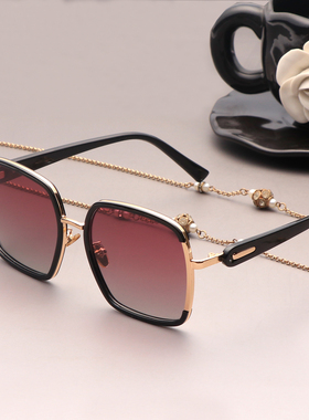 海洋片红色高级感偏光墨镜防晒女