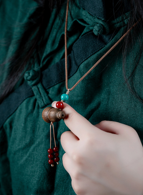 越南芽庄高端沉香葫芦吊坠保真