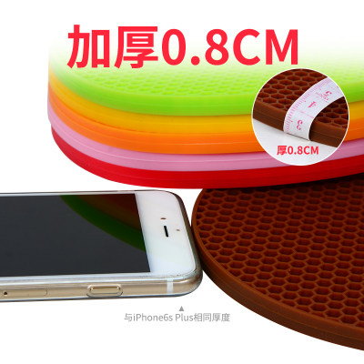 蜂窝硅胶隔热垫餐桌垫碗垫子砂锅垫托盘垫盘碟垫家用防烫垫防热垫 虎窝淘