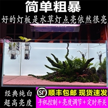 Factory Shop New ADA Style Positive Light Fish Tank Background Light Board Custom Pure White Light Fish Tank Background Shine Light