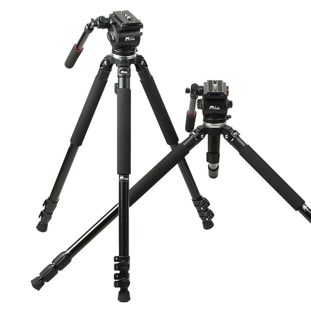 Jean-York JY0509 tripod professionally applicable to Canon Sony photography camera SLR hydraulic damping slide rail tripod 1.8 meters gimbal wedding micro movie DV video aluminum alloy bracket